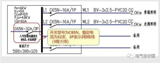 怎么看照明系统图和照明平面图?