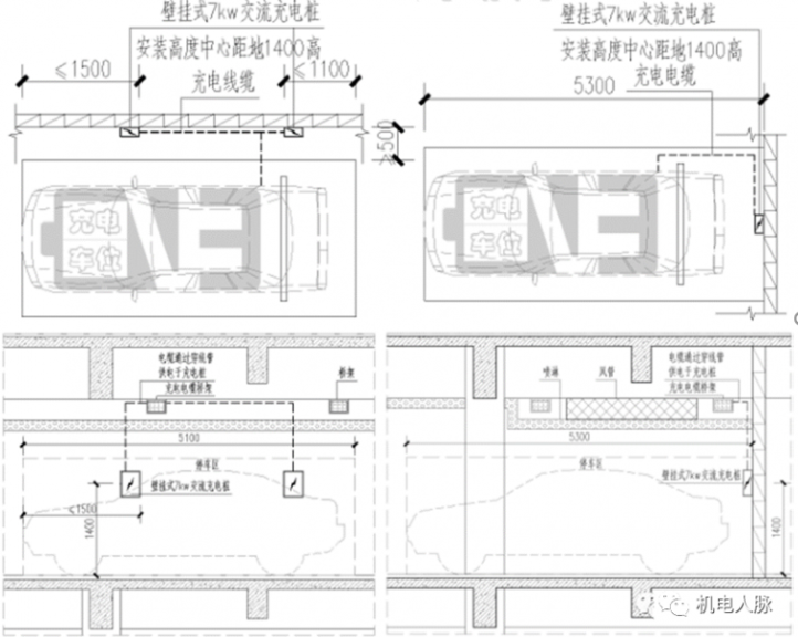 地库充电桩的设计与安装，很实用！