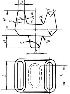 模锻件结构设计：锤上模锻件外模锻斜度α值