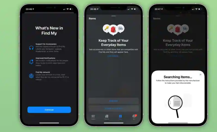 iOS 14.5 beta 3在“查找我”应用程序中引入了新的